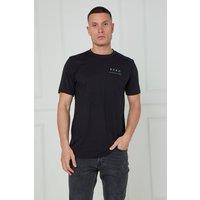ELAINA FASHION Men's F.F.F.G Graphic T-Shirt with Back Logo in Black | Size: Large
