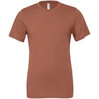 Bella + Canvas Men's Jersey Crew Neck T-Shirt in Terracotta | Size: XS