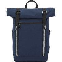 Quadra Men's Urban Commute Roll Top Backpack in Navy