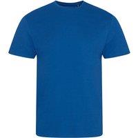 AWDis Men's Cascade logie T-Shirt in Royal | Size: Large