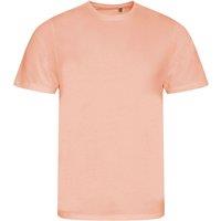 AWDis Men's Cascade logie T-Shirt in Peach | Size: Large
