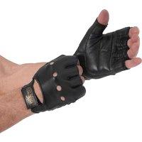 Carta Sport Men's Leather Weightlifting Gloves in Black | Size: Large