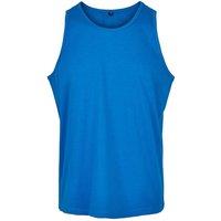 Build Your Brand Men's Basic Tank Top in Blue | Size: Medium