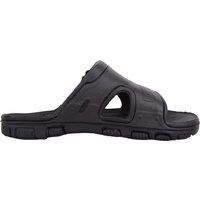 ABSOLUTE FOOTWEAR Men's Mens Easy Slip On Open Toe Summer Breathable Mule Sliders Sandals in Black | Size: 8
