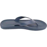 ABSOLUTE FOOTWEAR Men's Mens Easy Slip On Minimalistic Beach Pool Summer Flip Flop Sandals in Navy | Size: 8