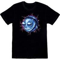 Rick & Morty Men's Chrome Effect T-Shirt in Black | Size: XL