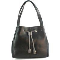 Eastern Counties Leather Men's Keziah Leather Handbag in Black