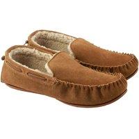 Eastern Counties Leather Men's Owen Berber Suede Moccasins in Beige | Size: 10