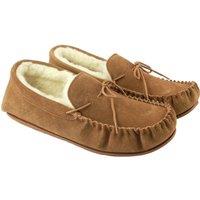 Eastern Counties Leather Men's Joel Suede Moccasins in Beige | Size: 4