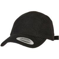 Flexfit Men's Jockey Polar Fleece Cap in Black