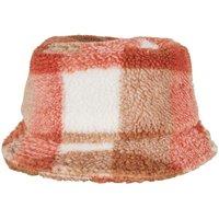 Flexfit Men's Checked Sherpa Bucket Hat in Light Sand