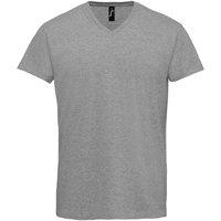 SOL'S Men's Imperial V Neck T-Shirt in Grey | Size: 2XL