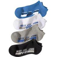 Atlas for Men Men's Ankle Socks (Pack of 4) in Cobalt | Size: 5.5-8