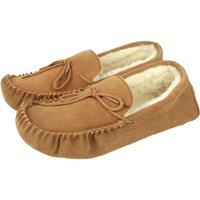 Eastern Counties Leather Men's Jesse Suede Moccasins in Beige | Size: 8