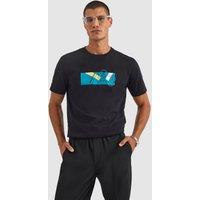 Nautica Men's Kaimana SS T-Shirt in Black | Size: Medium