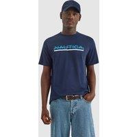 Nautica Men's Koa SS T-Shirt in Dark Navy | Size: Large