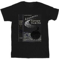 Harry Potter Men's Hufflepuff Quidditch Team Captain Cotton T-Shirt in Black | Size: Small