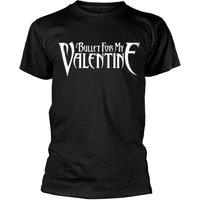 Bullet For My Valentine Men's Logo Cotton T-Shirt in Black | Size: Medium
