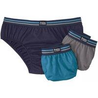 Atlas for Men Men's Comfort Briefs (Pack of 3) in Dark Blue | Size: Small