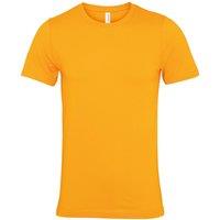 Bella + Canvas Men's Jersey Crew Neck T-Shirt in Gold | Size: Large