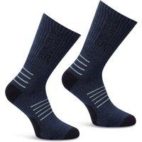 Regatta Men's 2 Pack Bamboo Socks in Dark Navy | Size: 6-8
