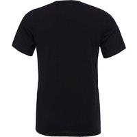 Bella + Canvas Men's Crew Neck T-Shirt in Black | Size: XS