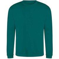 AWDis Men's Just Hoods Sweatshirt in Jade | Size: XS
