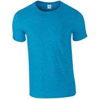 Gildan Men's Plain Grey T-Shirt in Baby Blue | Size: XL