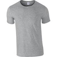 Gildan Men's Plain Grey T-Shirt | Size: XL