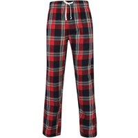 SF Men's Tartan Lounge Pants in Red | Size: XL