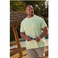 BadRhino Men's Leaf Print T-Shirt in Light Green | Size: 2XL