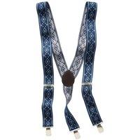 Atlas for Men Men's Patterned Braces in Navy