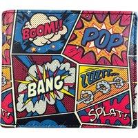Mala leather Men's Leather Pop Comic Printed RFID Boxed Wallet