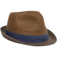 Atlas for Men Men's Two Tone Straw Hat in Light Brown | Size: Small