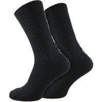 Toe Rags Men's 2 Pairs Comfy Breathable Sport Socks in Black | Size: 7-11