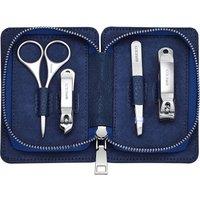 Breed Men's Sabre 4 Piece Surgical Steel Groom Kit in Blue