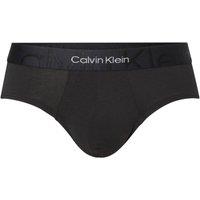 CALVIN KLEIN Men's Recycled Cotton Stretch Hip Brief in Black | Size: 2XL