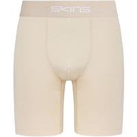 Skins Men's DNAmic Force Natural Beige Compression Shorts in Light Beige | Size: Large