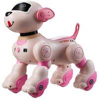 Living and Home Kids'Rechargeable Remote Control Robot Dog Toy in Pink