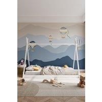 Living and Home Montessori Children's Floor Bed in White