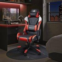 X Rocker Agility eSport Ergonomic Gaming Chair, Reclining, Adjustable in Red
