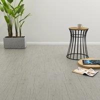 Berkfield Home Self-adhesive Flooring Planks 4.46 m≤ 3 mm PVC Oak Washed in Grey
