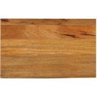 Berkfield Home Table Top Live Edge 60x30x2.5 cm Solid Wood Mango in Brown