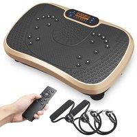 Dprodo Power Vibration Plate Exercise Machine in Gold | Size: 10kg