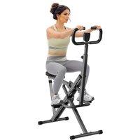Dprodo Foldable Squat Machine Exercise Equipment in Grey | Size: 14kg