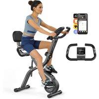 Dprodo Folding Indoor Exercise Bike in Grey | Size: 20kg