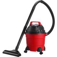 VOGREX 1500W Vacuum Cleaner Wet & Dry Bagless 15L Cylinder Powerful Compact Cleaning in Red | Size: 100 cm