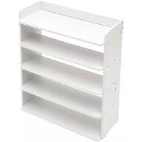 VOGREX Shoes Storage Rack Standing Shelf Self Organiser Shelves Unit Footwear Cabinet in White