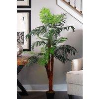 Living and Home 150Cm Faux Palm Tree in Pot in Natural