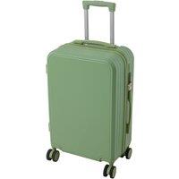 SHEONLY 21 inch Suitcase with Combination Lock & USB Charging Port in Green